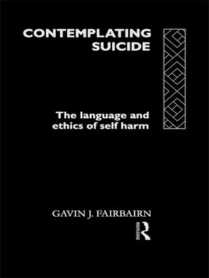cover image of Contemplating Suicide